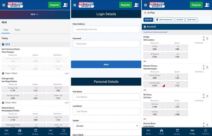 Betfred sports iPhone app