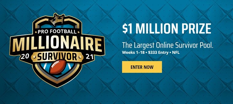 Pro Football Millionaire Survivor Pool DraftKings