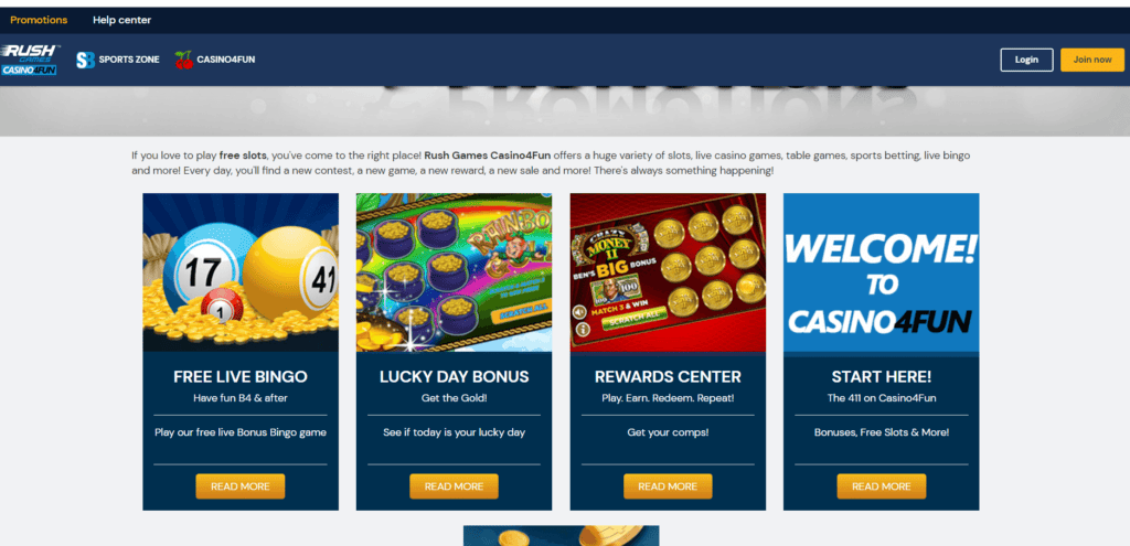 Rush Games Casino Bonuses & Promotions