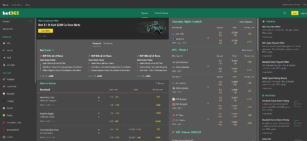 bet365 colorado homepage