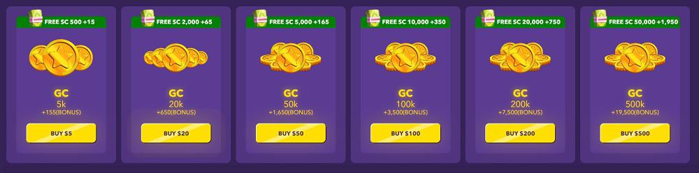 sweepslots casino gold coins free sc