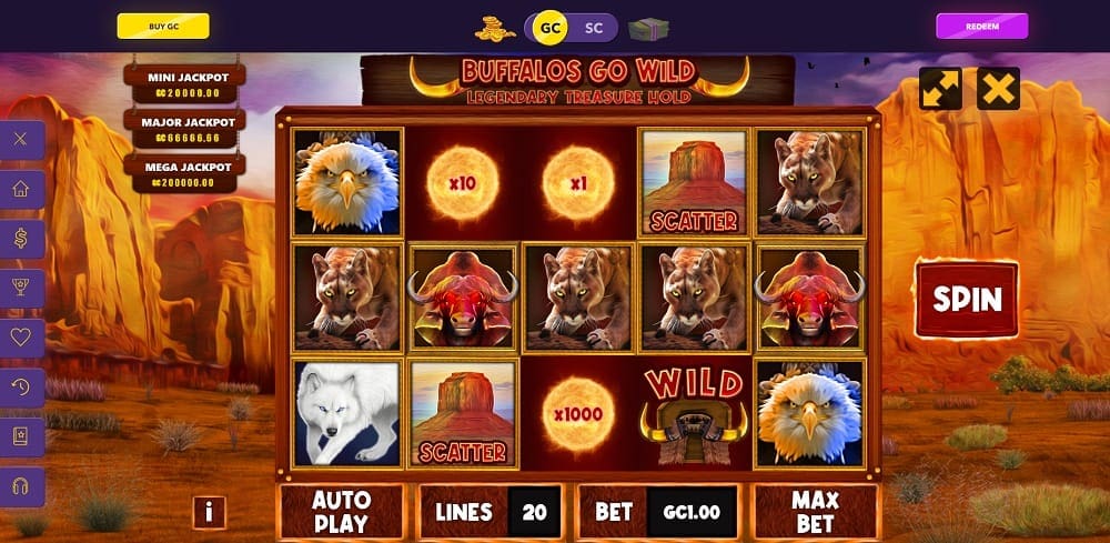 sweepslots progressive jackpot slots