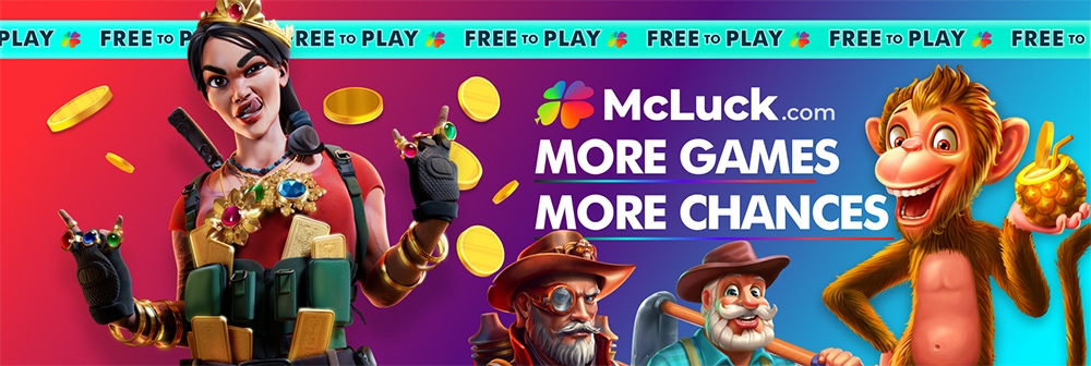 McLuck social casino header