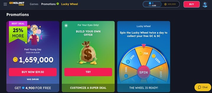 NoLimitCoins Casino Promotions